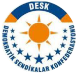 Desk Demokratik Sedikalar Konfederasyonu Logo