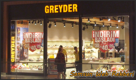 Samsun Piazza Avm Greyder Mağazası